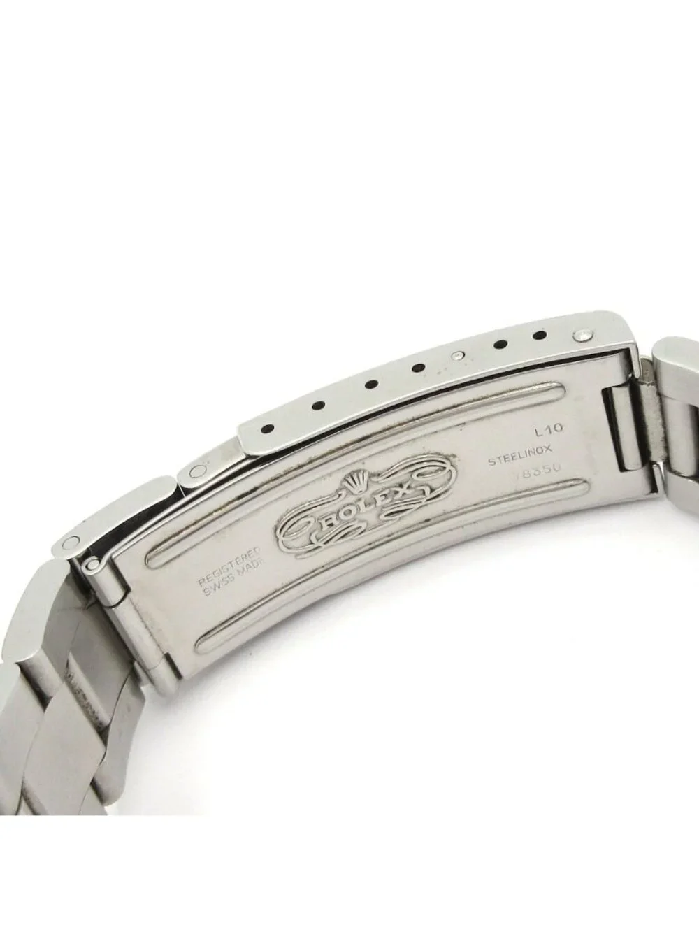 Rolex Watch Oyster Perpetual Date SS Plastic Crystal 13 Frames Silver